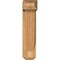 Ekena Millwork Traditional Craftsman Rough Sawn Bracket w/ Offset Brace, Western Red Cedar, 6"W x 14"D x 26"H BKT0604X14X26TRA04RWR - alternate 3
